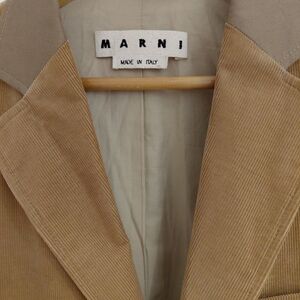 MARNI Men's Tan Corduroy Blazer 44R / Eu52 Amazing